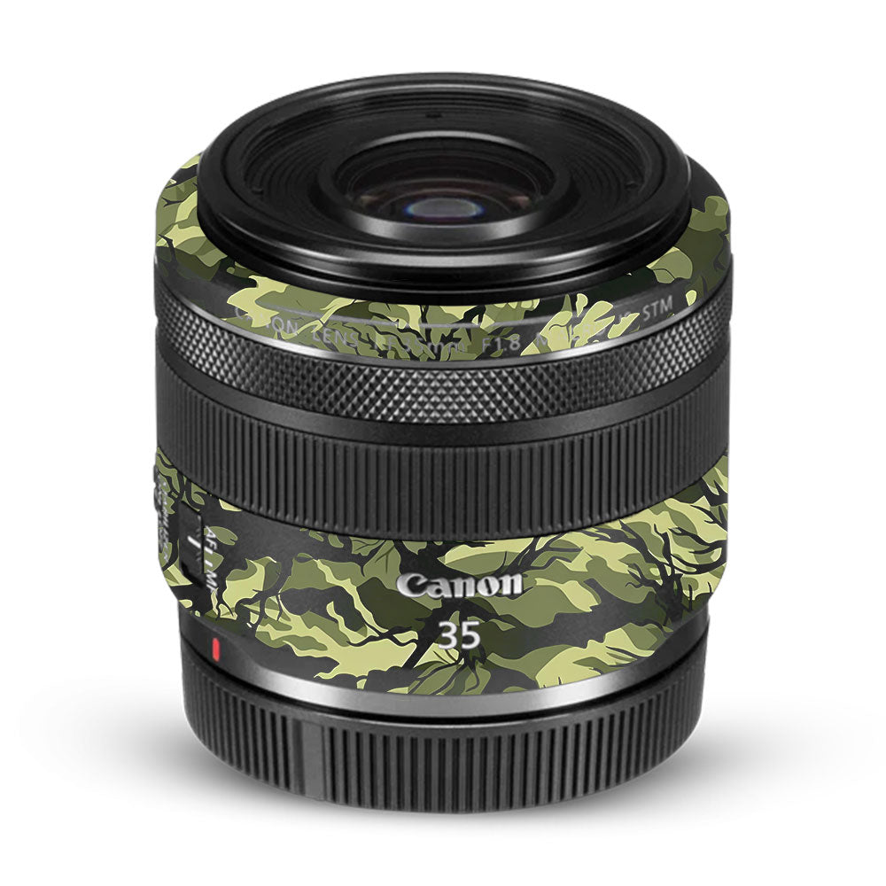 Green Tangled Vines Canon RF 35mm f/1.8 IS Macro STM Camera Lens Skin