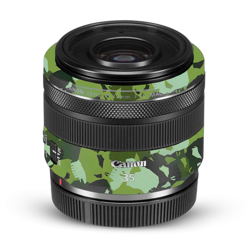 Tropic Camo Canon RF 35mm f/1.8 IS Macro STM Camera Lens Skin