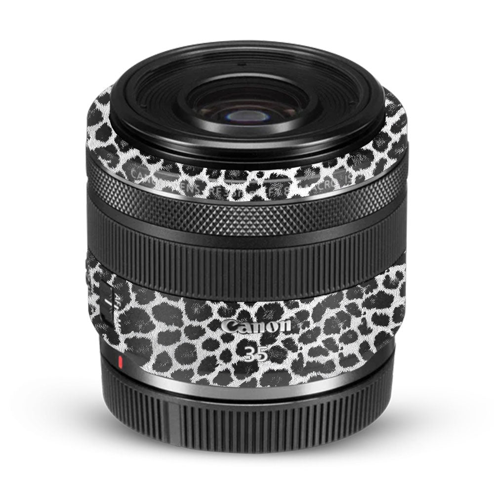Snow Leopard Spots Canon RF 35mm f/1.8 IS Macro STM Camera Lens Skin