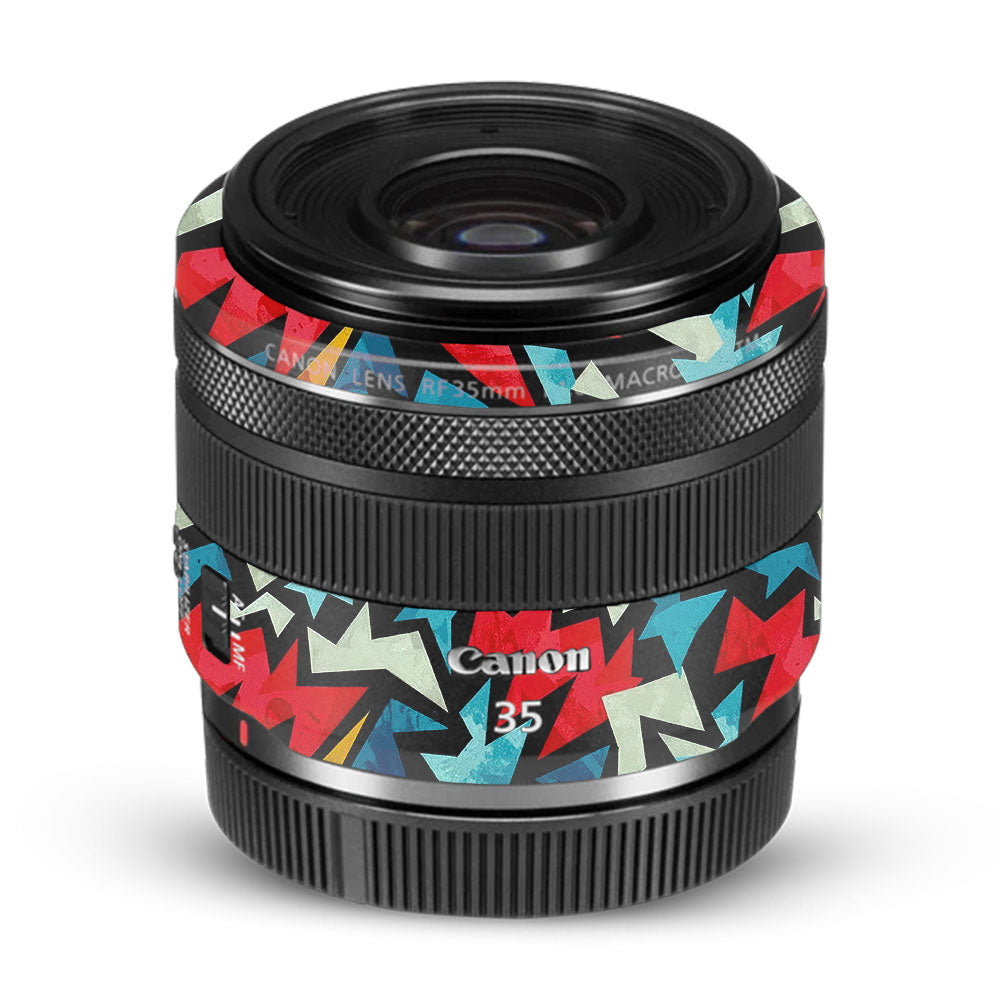 Pop Art Lightning Canon RF 35mm f/1.8 IS Macro STM Camera Lens Skin