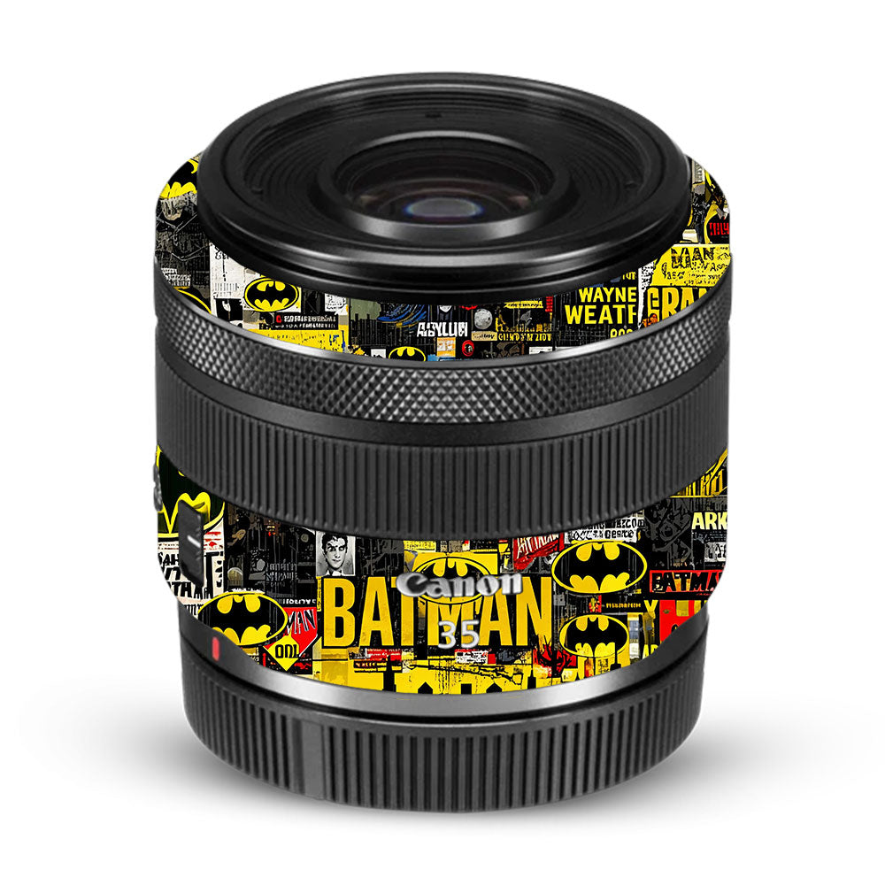 Batman Collage Canon RF 35mm f/1.8 IS Macro STM Camera Lens Skin