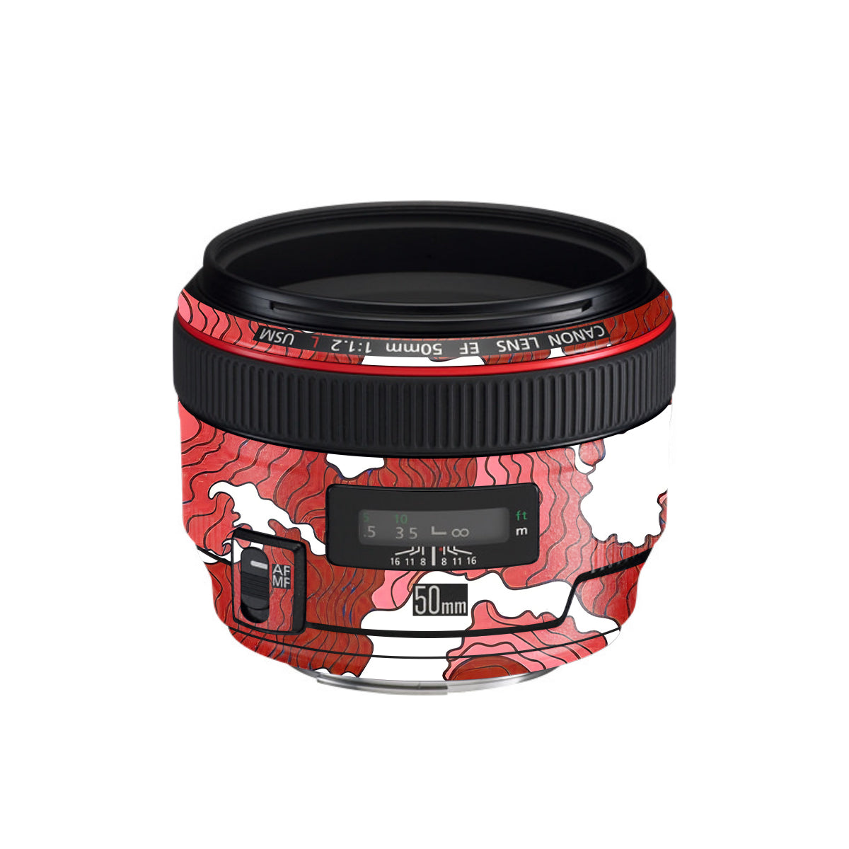 Cherry Waves Canon EF 50mm F/1.2 L USM Camera Lens Skin
