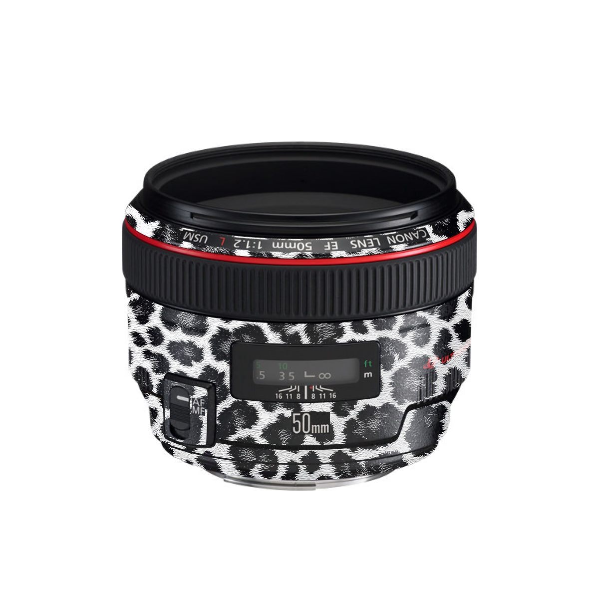 Snow Leopard Spots Canon EF 50mm F/1.2 L USM Camera Lens Skin