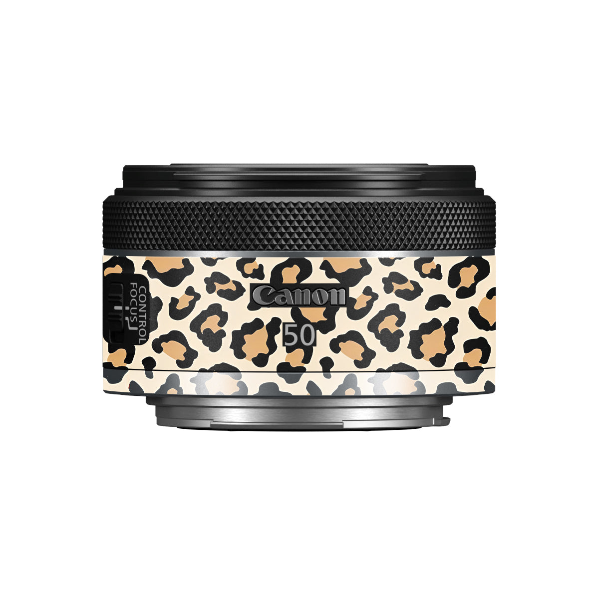 Sandy Leopard Spots Canon RF 50mm F/1.8 STM Camera Lens Skin