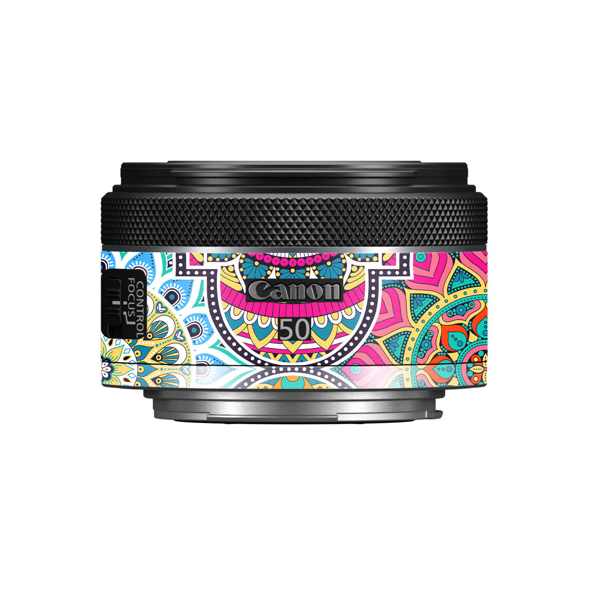 Boho Mandala Tile Pattern Canon RF 50mm F/1.8 STM Camera Lens Skin