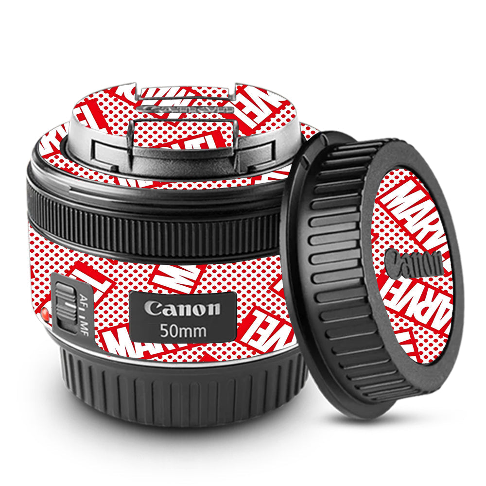 Marvel Comics Canon EF 50mm f/1.8 STM Camera Lens Skin