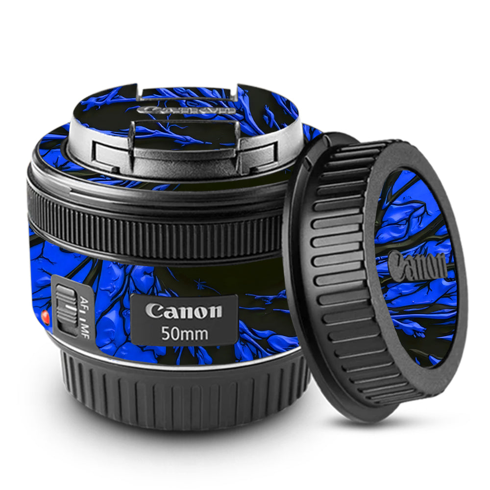 Venom Blue Canon EF 50mm f/1.8 STM Camera Lens Skin