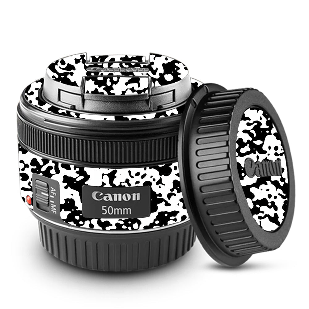 Snow Camo Canon EF 50mm f/1.8 STM Camera Lens Skin
