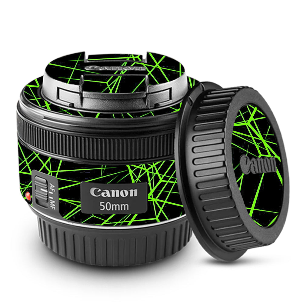 Neon Grid Canon 50mm Camera Lens Skin