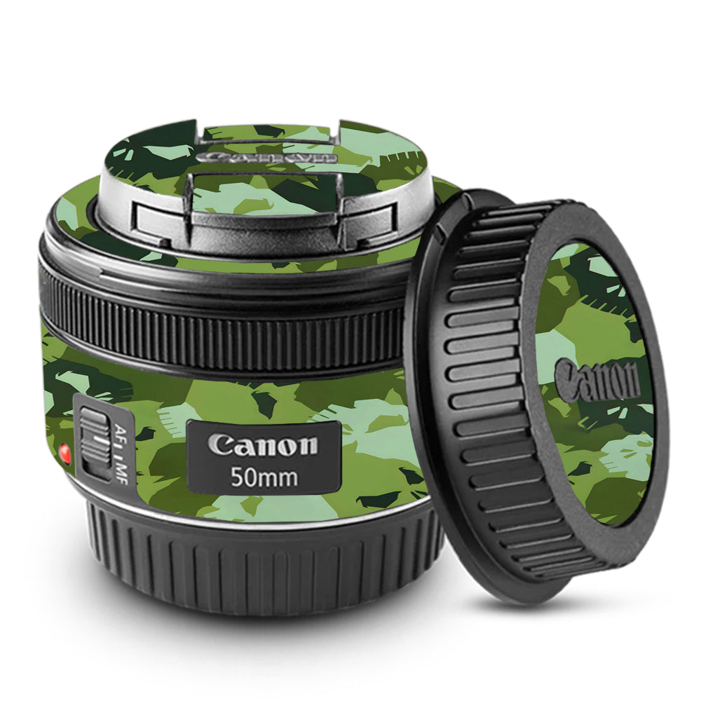 Tropic Camo Canon EF 50mm f/1.8 STM Camera Lens Skin