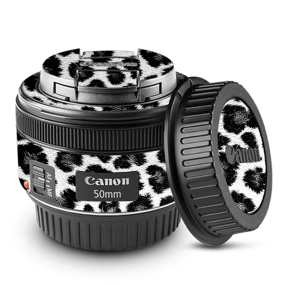 Snow Leopard Spots Canon EF 50mm f/1.8 STM Camera Lens Skin
