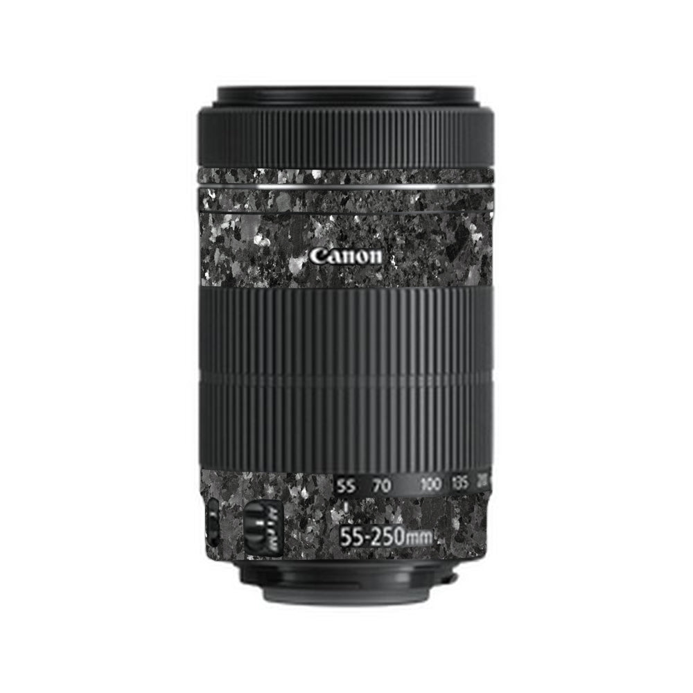 Black Granite Canon EF-S 55–250mm f/4–5.6 IS STM Camera Lens Skin