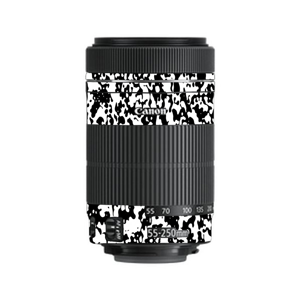 Snow Camo Canon EF-S 55–250mm f/4–5.6 IS STM Camera Lens Skin