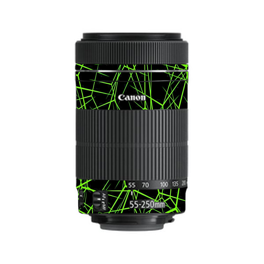 Neon Grid Canon 55-250mm Camera Lens Skin