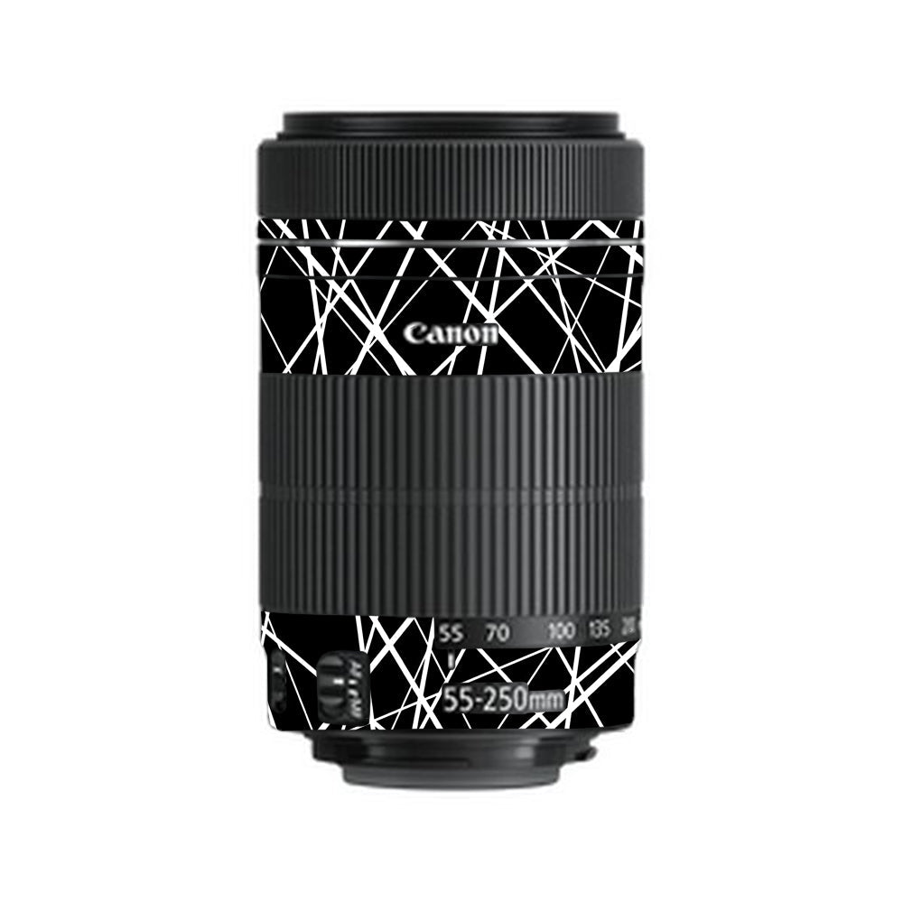 Mono Grid Canon 55-250mm Camera Lens Skin