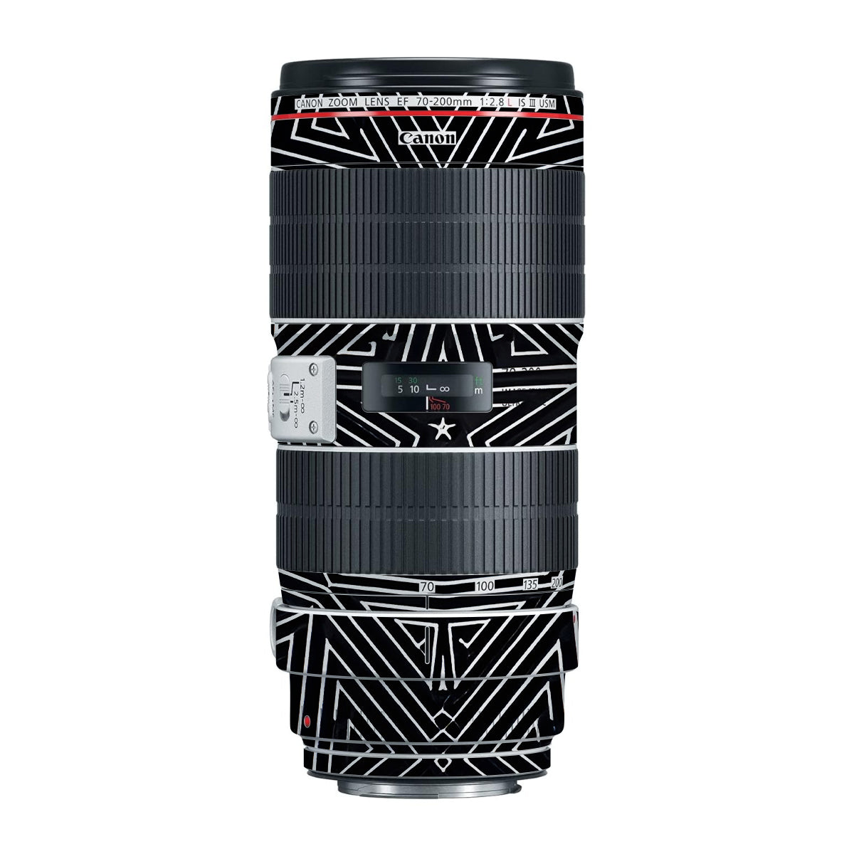 Geometric Pattern Canon EF 70-200mm F/2.8L IS III USM Camera Lens Skin