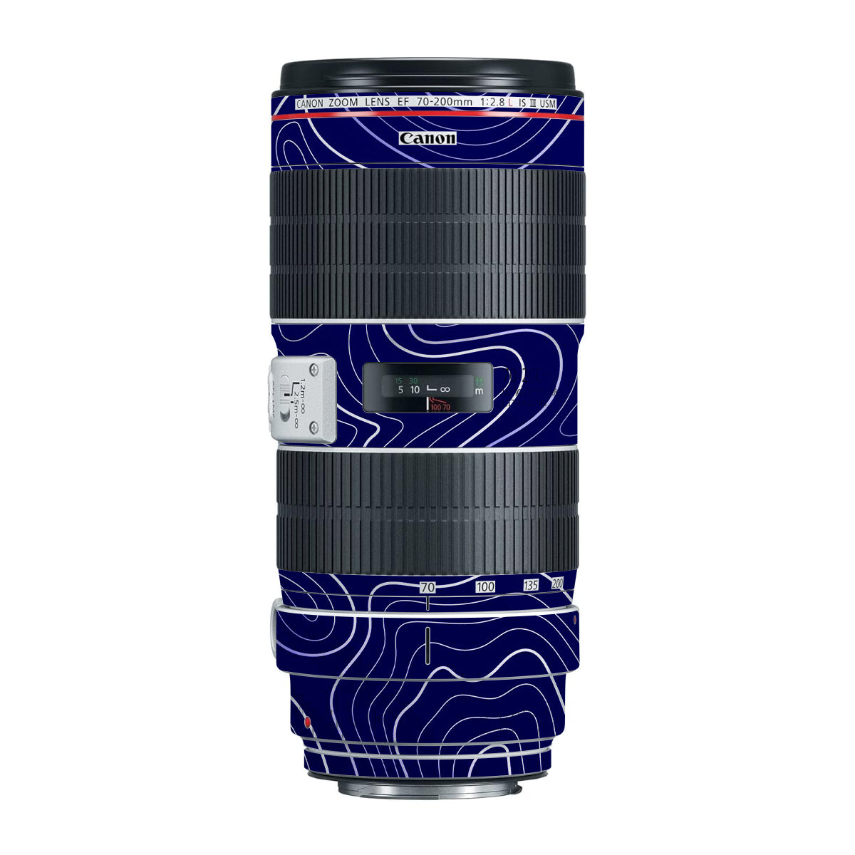 Deep Blue Contour Canon EF 70-200mm F/2.8L IS III USM Camera Lens Skin