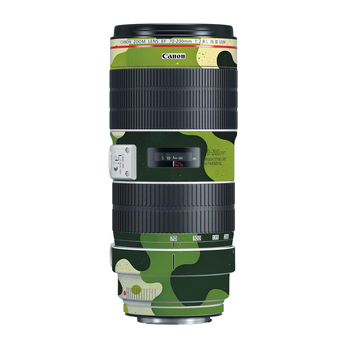 Camouflage Pattern Canon EF 70-200mm F/2.8L IS III USM Camera Lens Skin