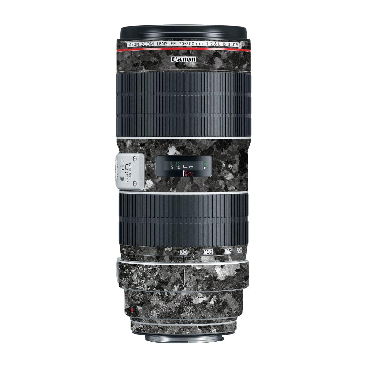 Black Granite Canon EF 70-200mm F/2.8L IS III USM Camera Lens Skin