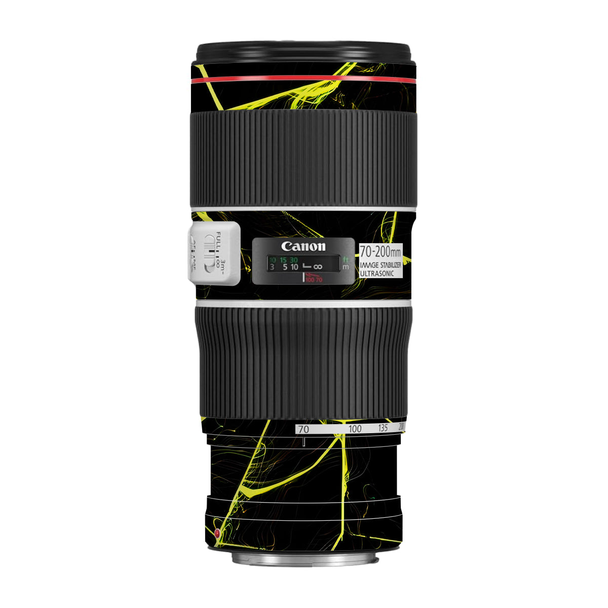 Plasma Grid Canon EF 70-200 F/4L IS II USM Camera Lens Skin