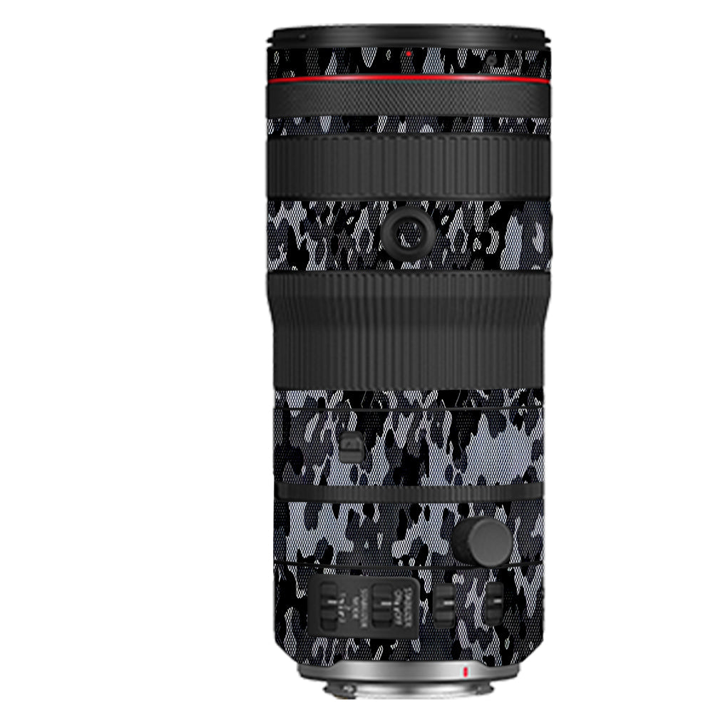 Stealth Grey Camo Canon 70-200mm Camera Lens Skin