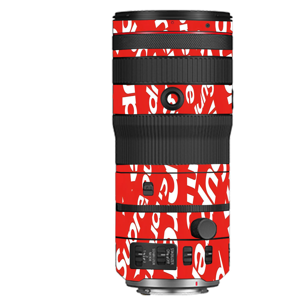 Supreme Red Canon 70-200mm Camera Lens Skin