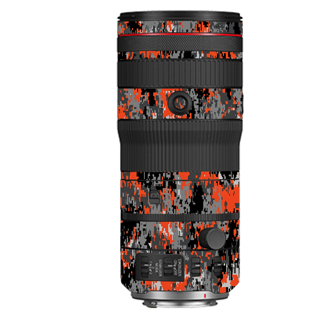 Inferno Pixel Canon 70-200mm Camera Lens Skin