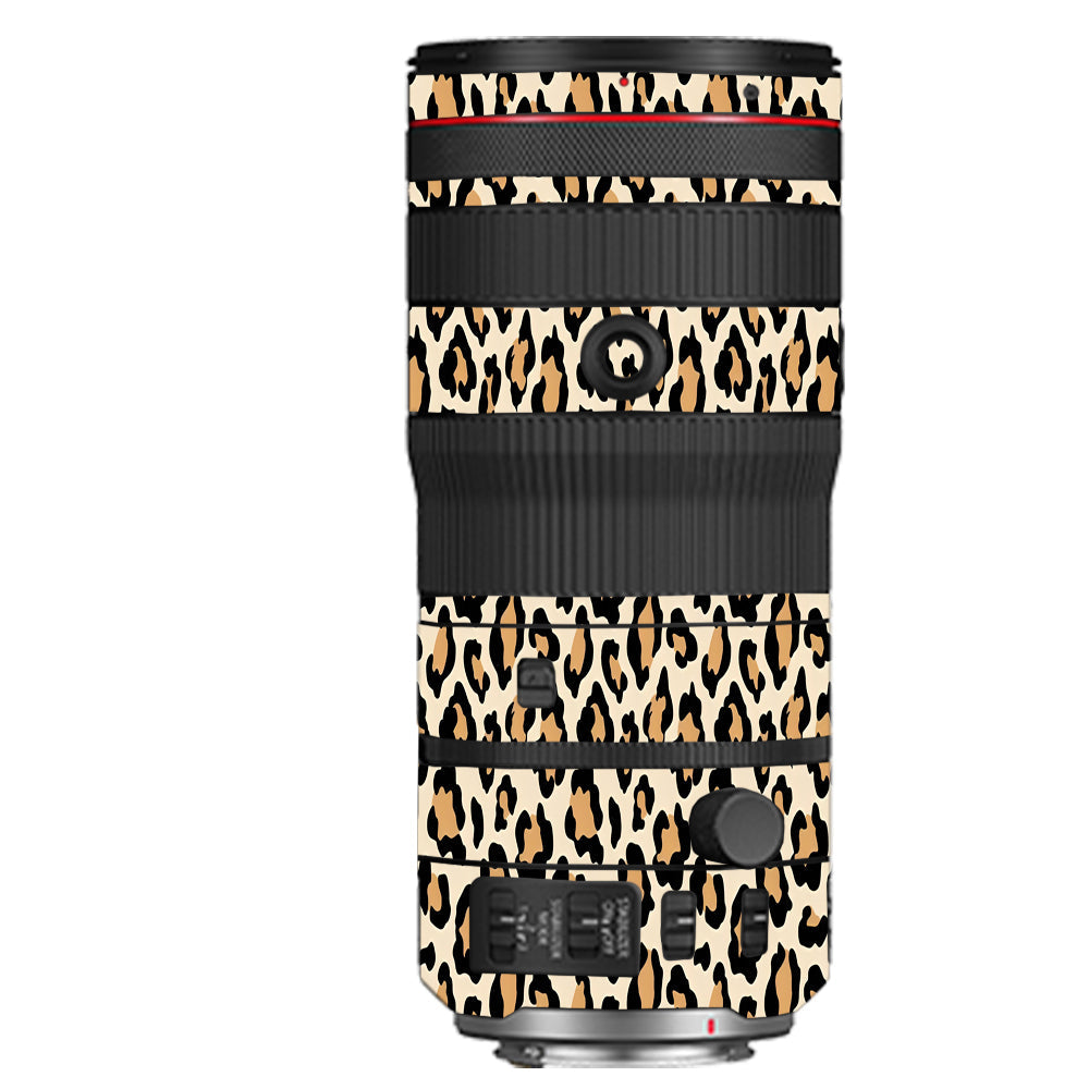 Sandy Leopard Spots Canon 70-200mm Camera Lens Skin