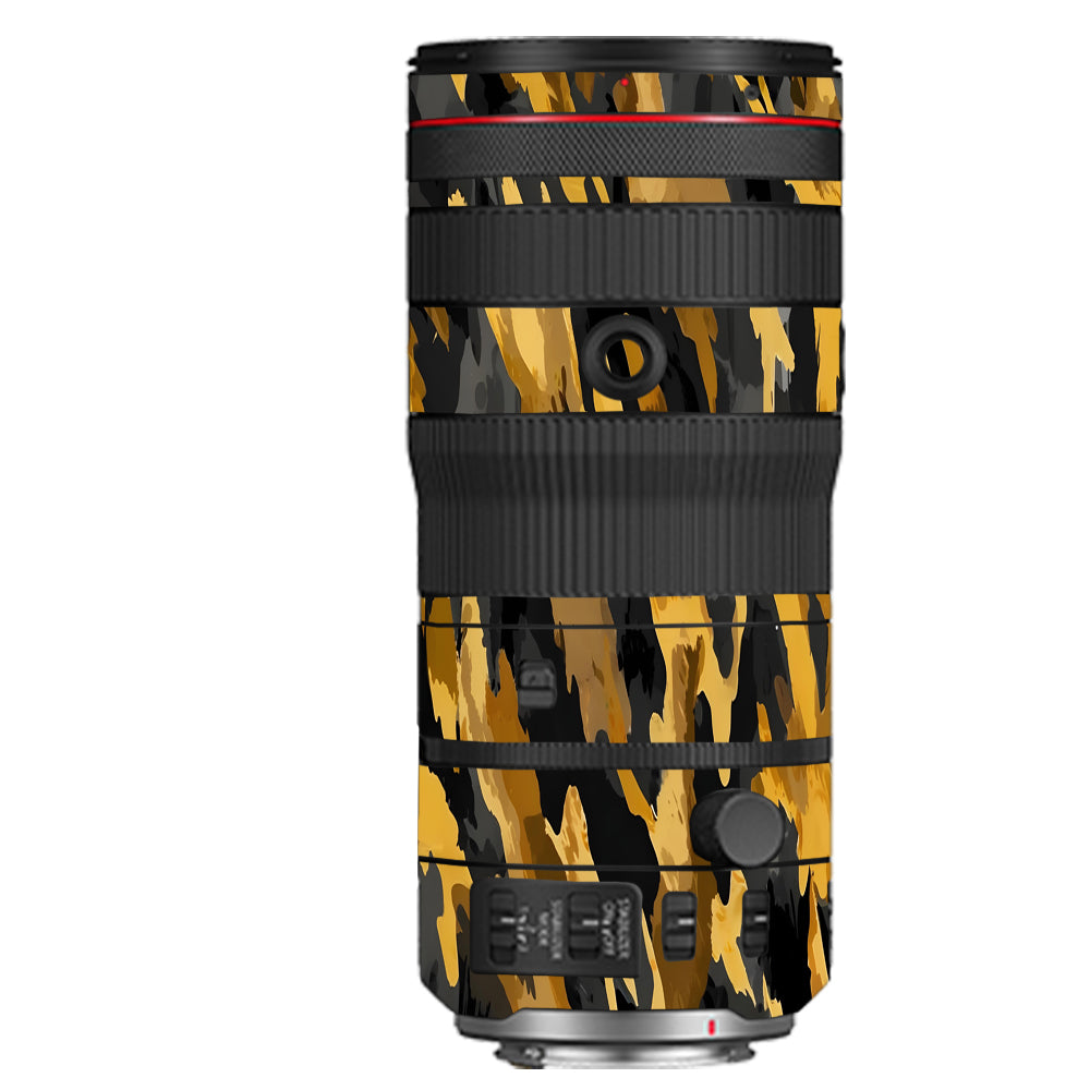 Camo Tiger Blend Canon RF 70–200mm f/2.8 L IS USM Camera Lens Skin