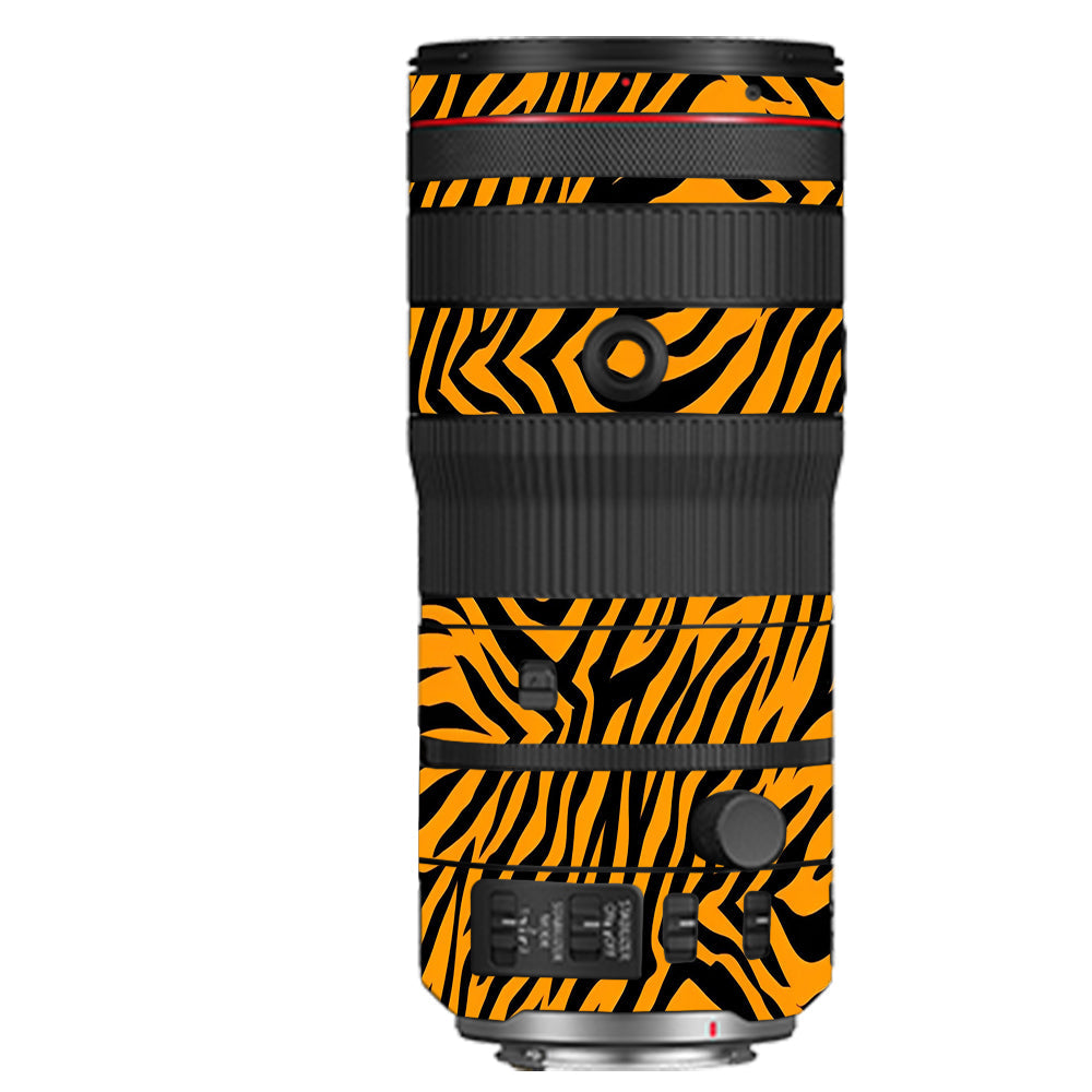 Zebra Gold Pattern Canon RF 70–200mm f/2.8 L IS USM Camera Lens Skin