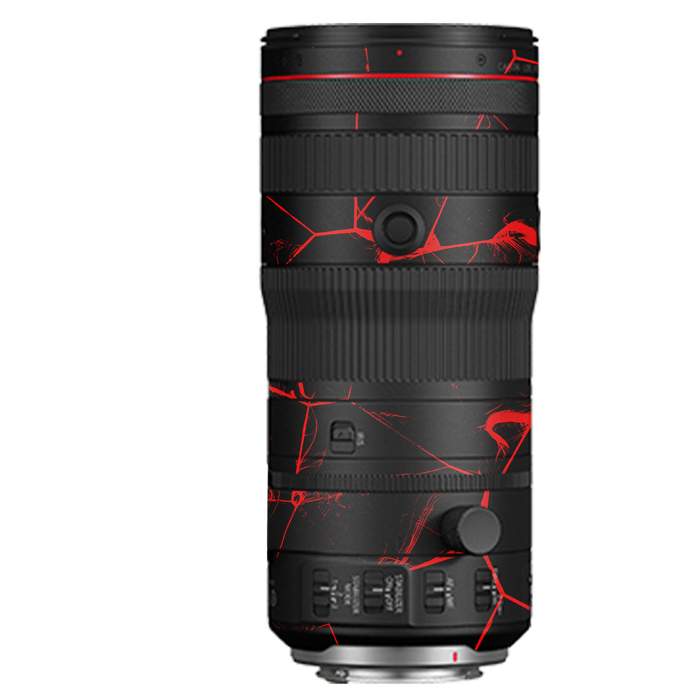 Red Neural Grid Canon RF 70–200mm f/2.8 L IS USM Camera Lens Skin