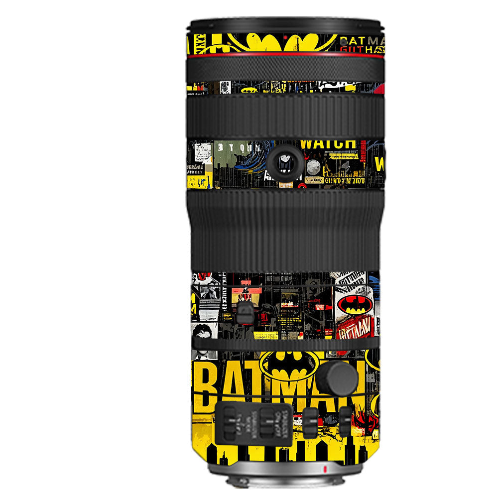 Batman Collage Canon RF 70–200mm f/2.8 L IS USM Camera Lens Skin
