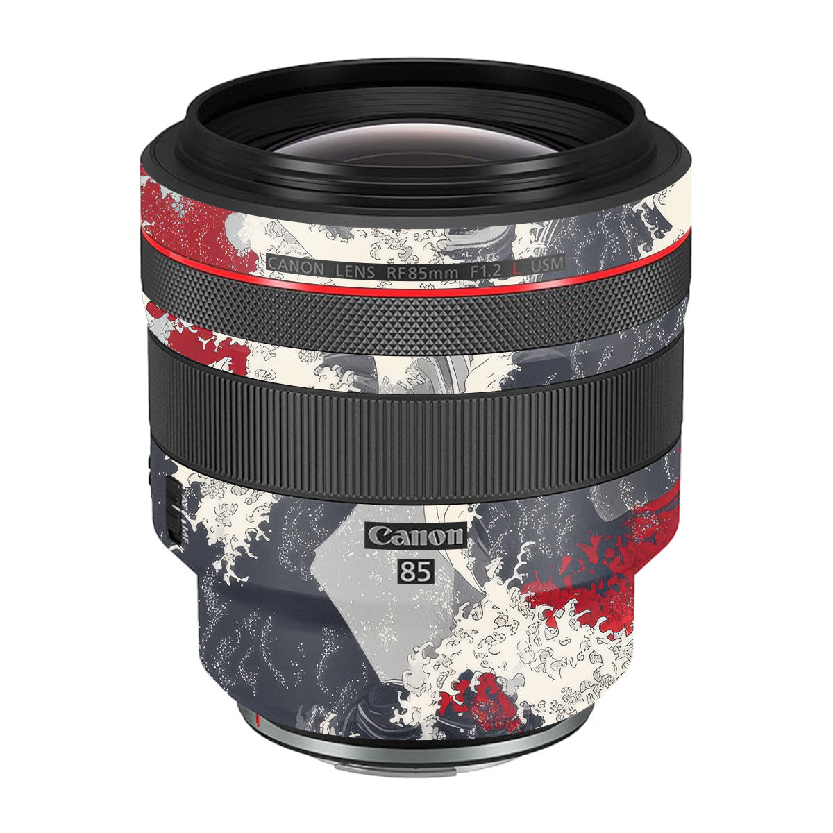 Abstract Waves Canon RF 85mm F/1.2L USM Camera Lens Skin