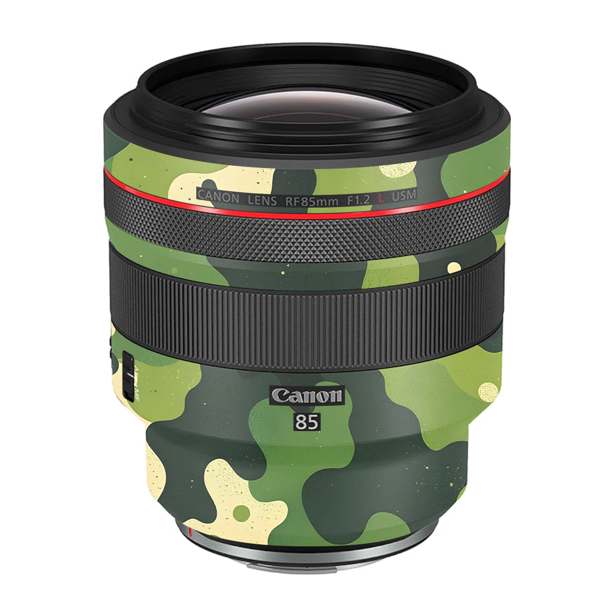Camouflage Pattern Canon RF 85mm F/1.2L USM Camera Lens Skin