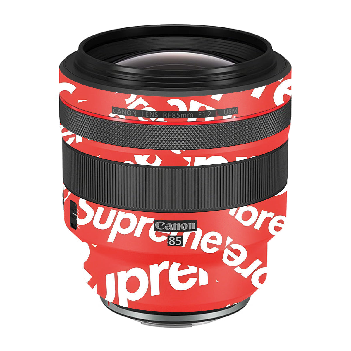 Supreme Red Canon RF 85mm F/1.2L USM Camera Lens Skin