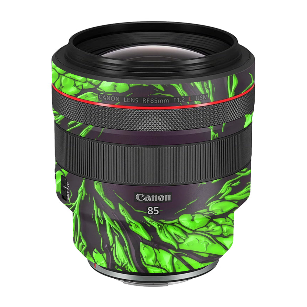 Venom Green Canon RF 85mm F/1.2L USM Camera Lens Skin