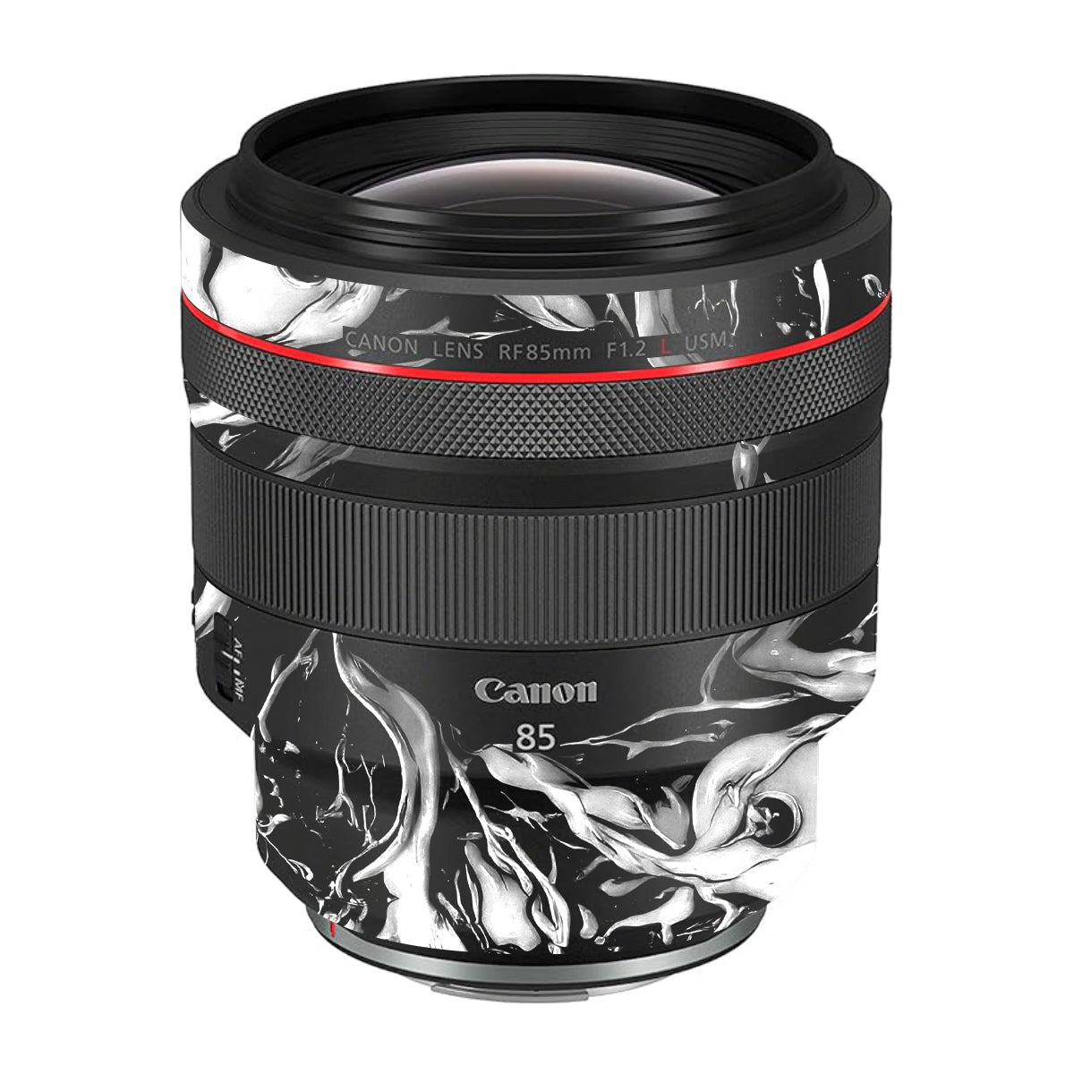 Venom Black Canon RF 85mm F/1.2L USM Camera Lens Skin