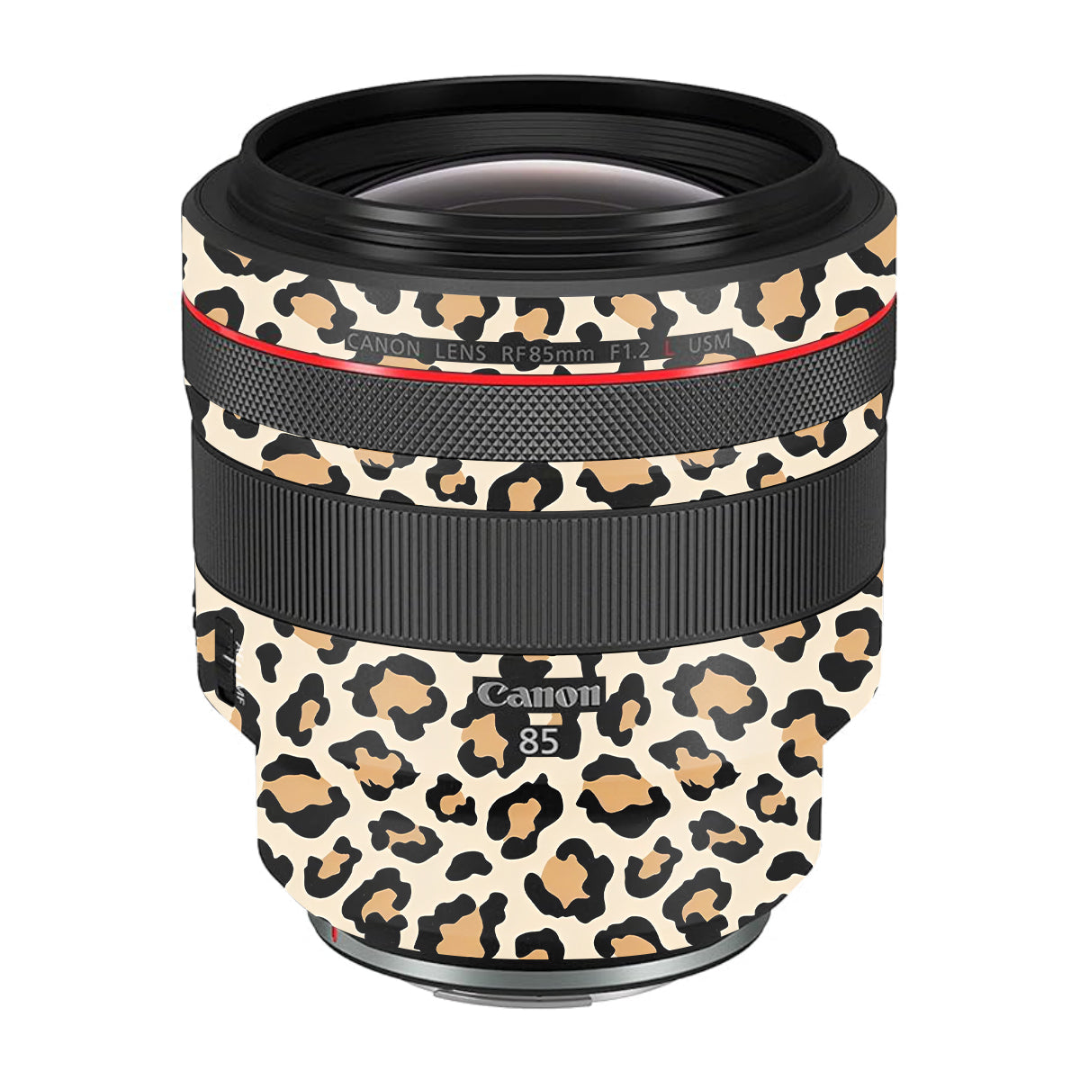 Sandy Leopard Spots Canon RF 85mm F/1.2L USM Camera Lens Skin