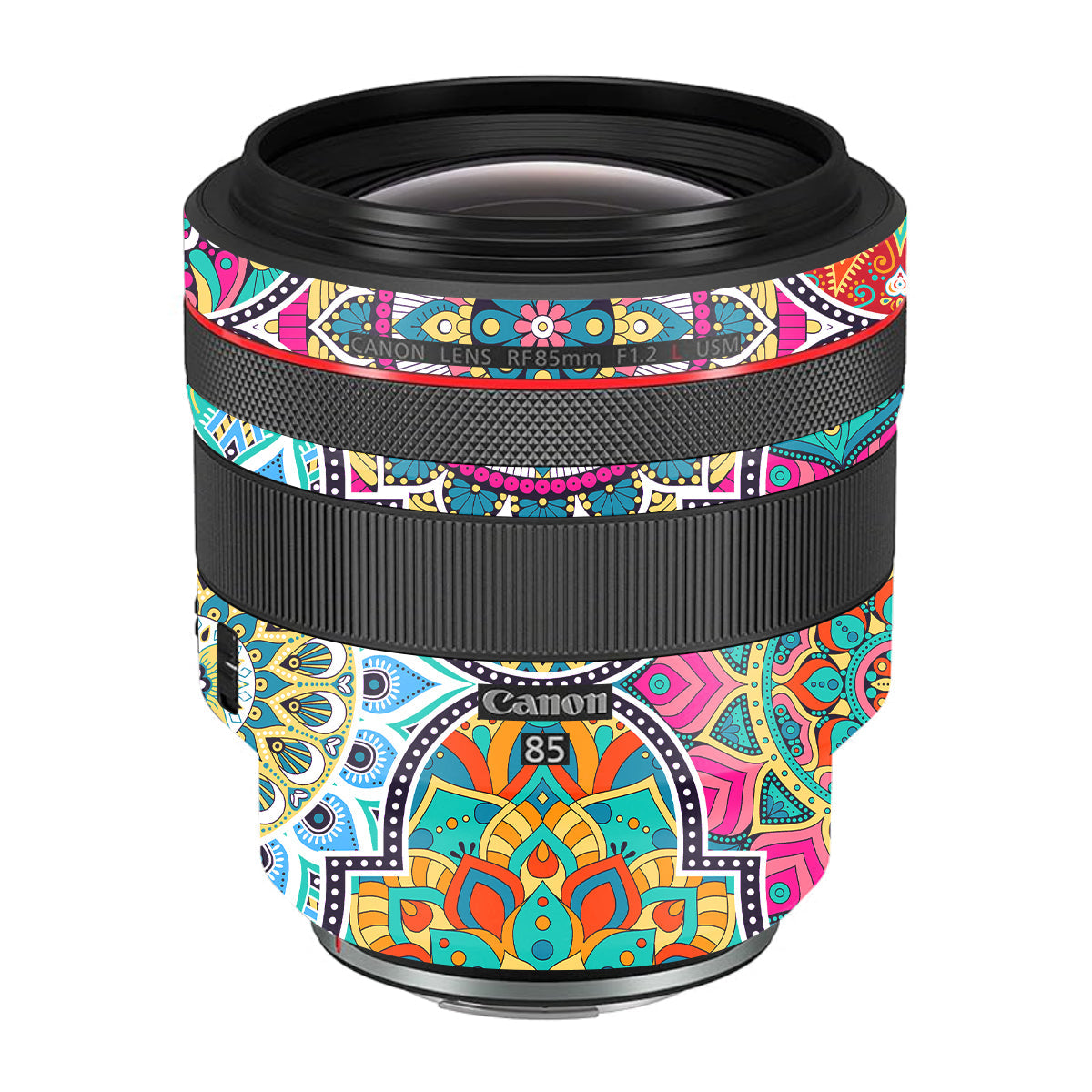 Boho Mandala Tile Pattern Canon RF 85mm F/1.2L USM Camera Lens Skin