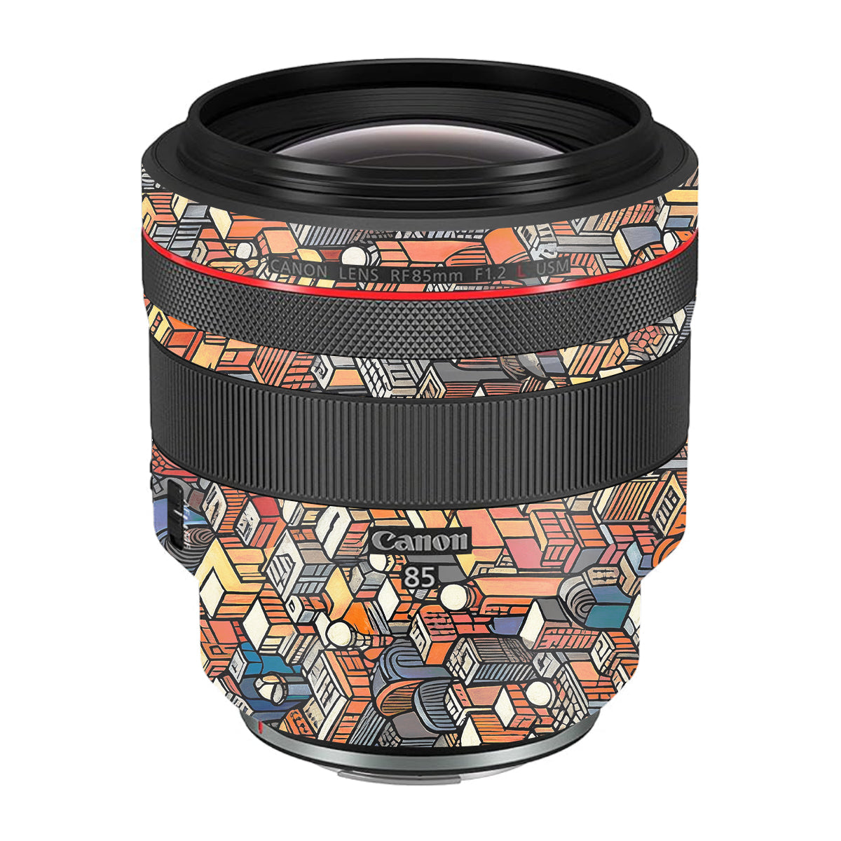 Isometric Cityscape Canon RF 85mm F/1.2L USM Camera Lens Skin