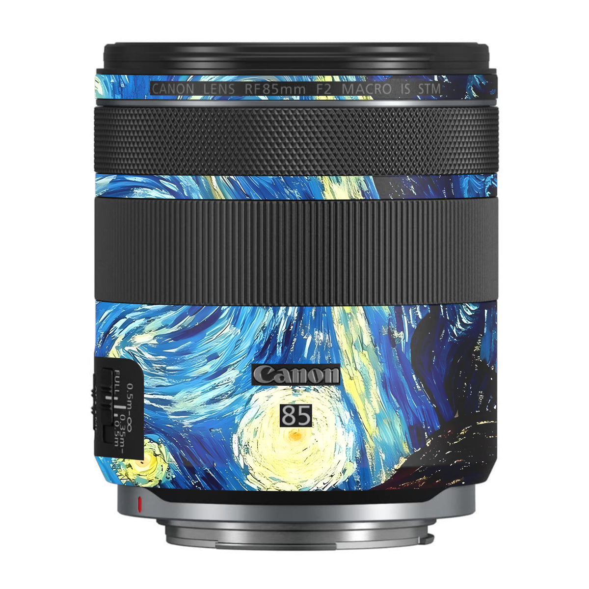 Starry Night Art Canon RF 85mm F/2 Macro IS STM Camera Lens Skin