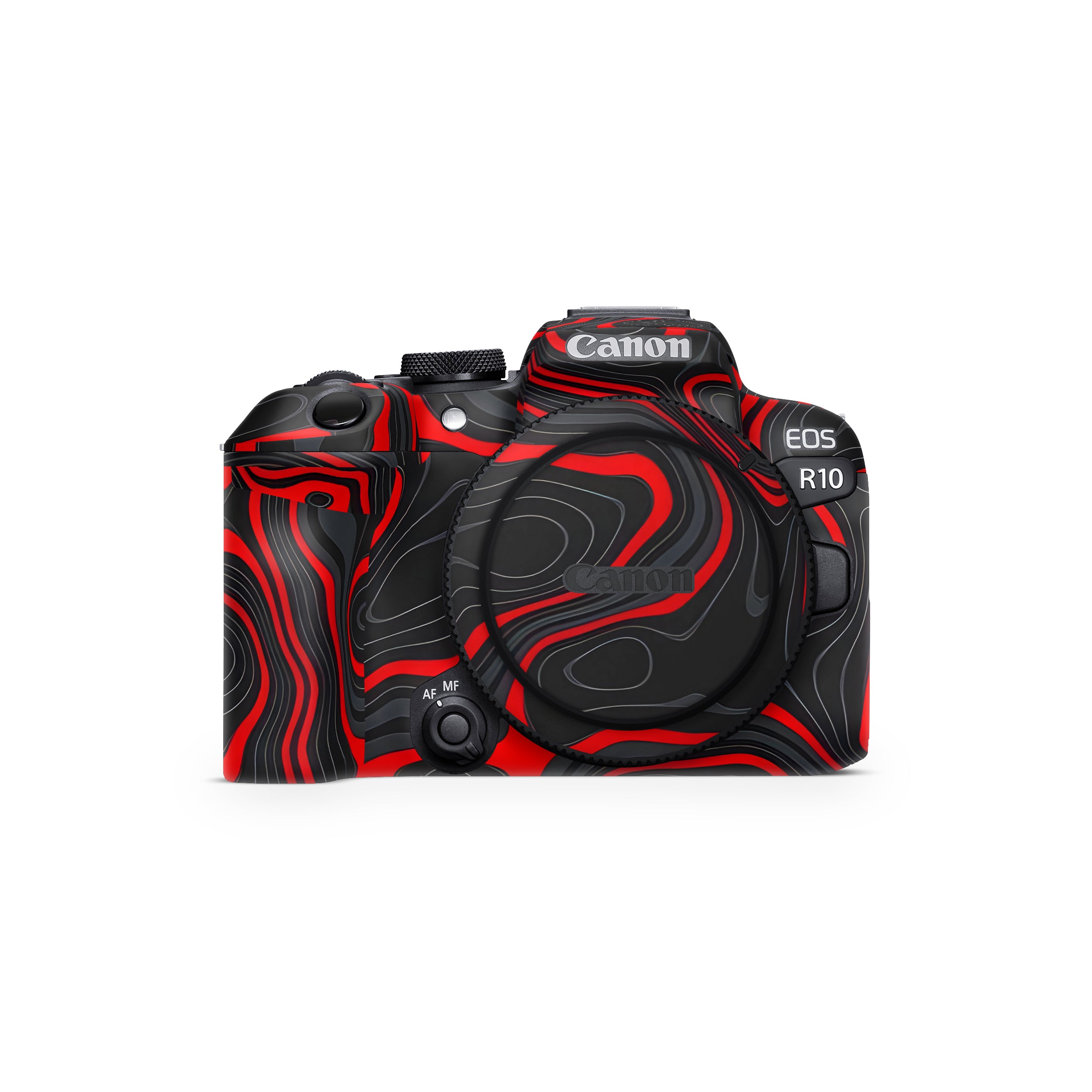 Crimson Waves Canon EOS R10 Camera Skin
