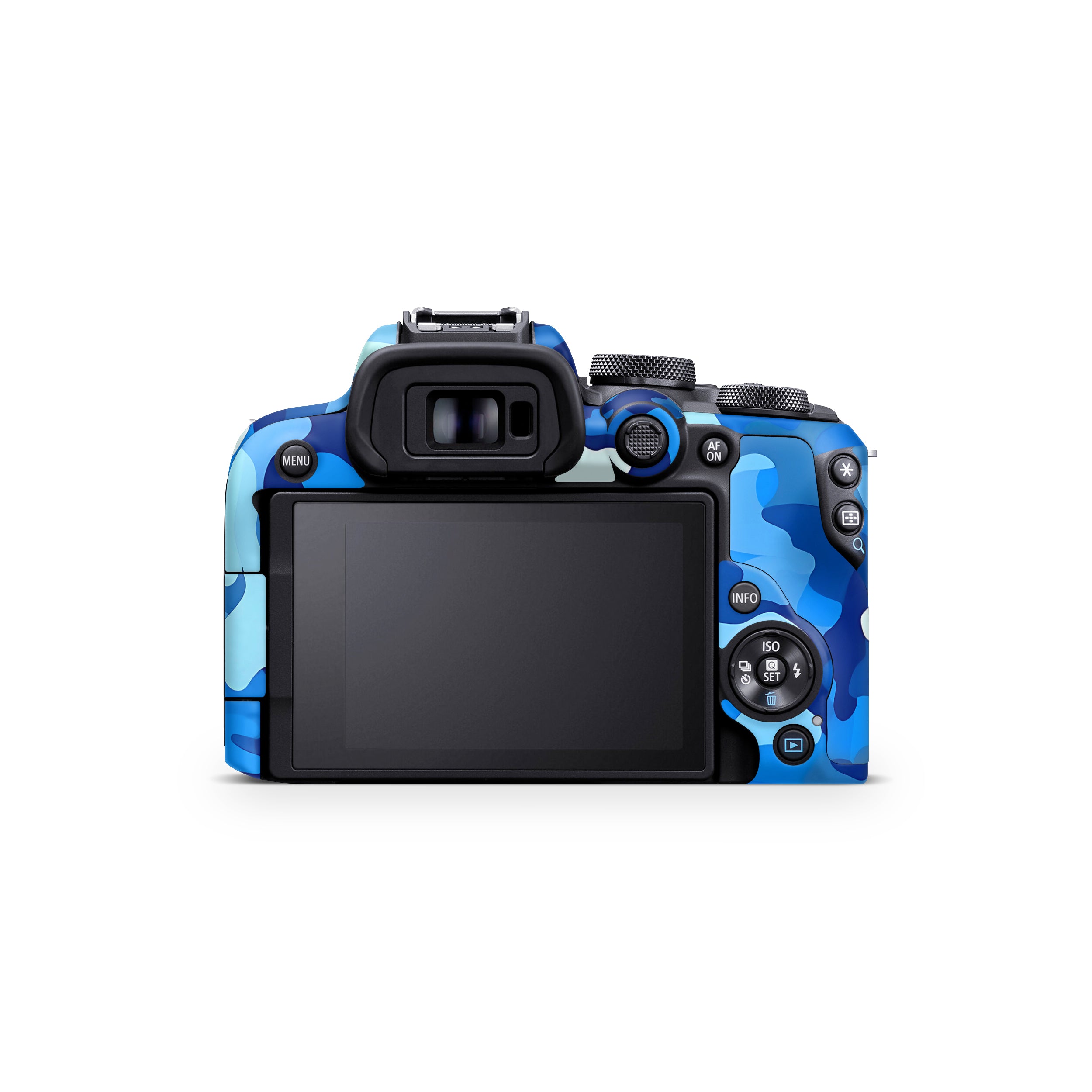 Arctic Blue Camo Pattern Canon EOS R10 Camera Skin