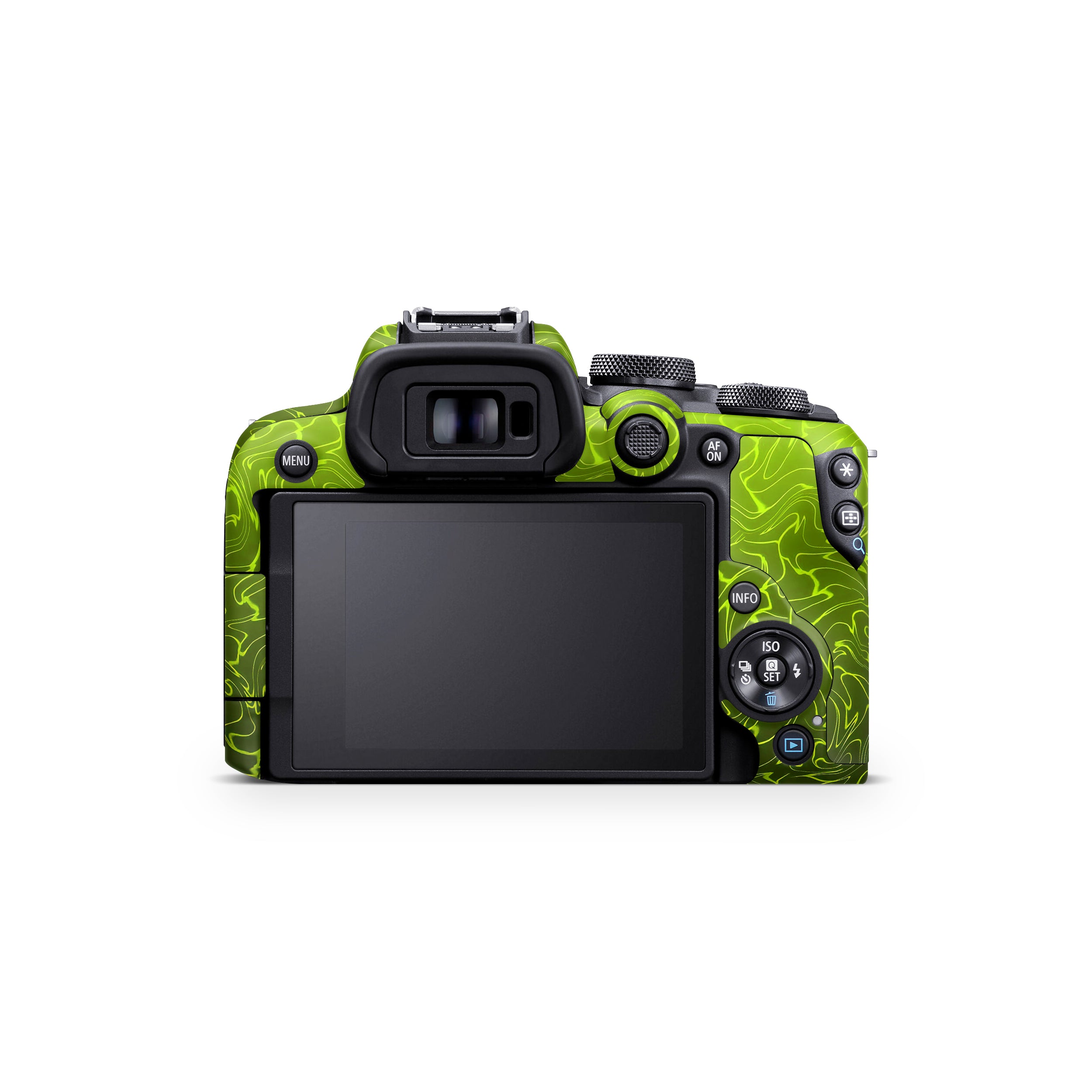 Lime Yellow to Black Gradient Canon EOS R10 Camera Skin