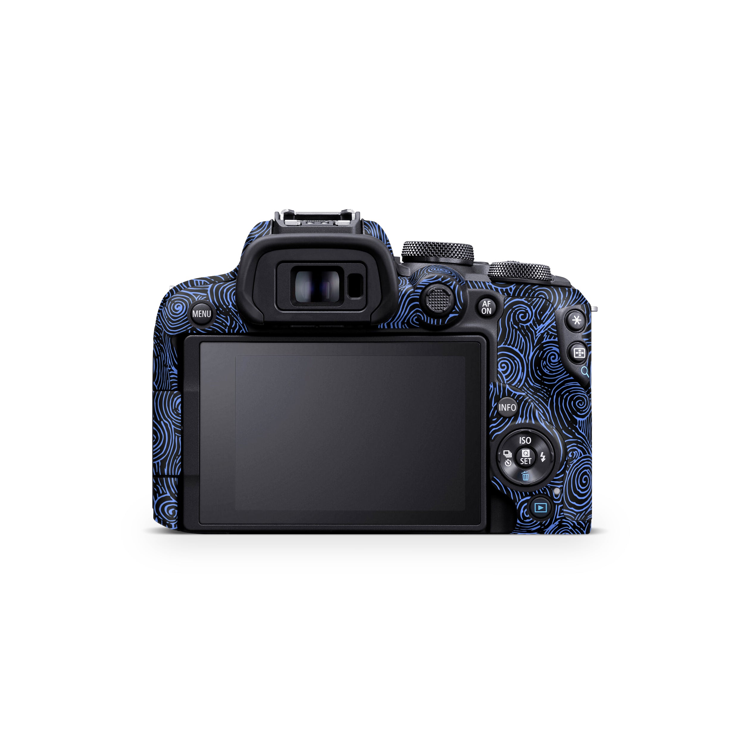 Blue Spirals Canon EOS R10 Camera Skin
