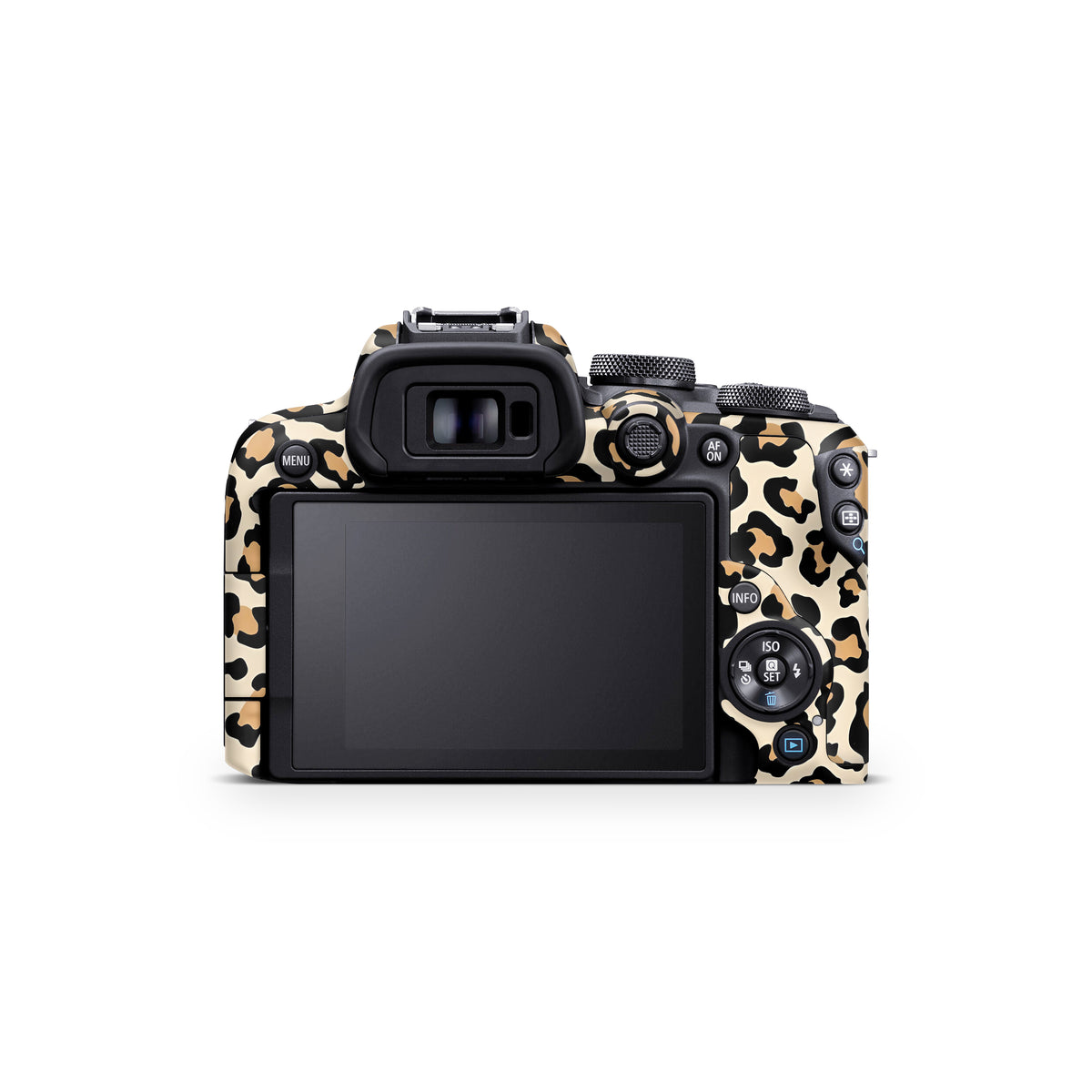 Sandy Leopard Spots Canon EOS R10 Camera Skin