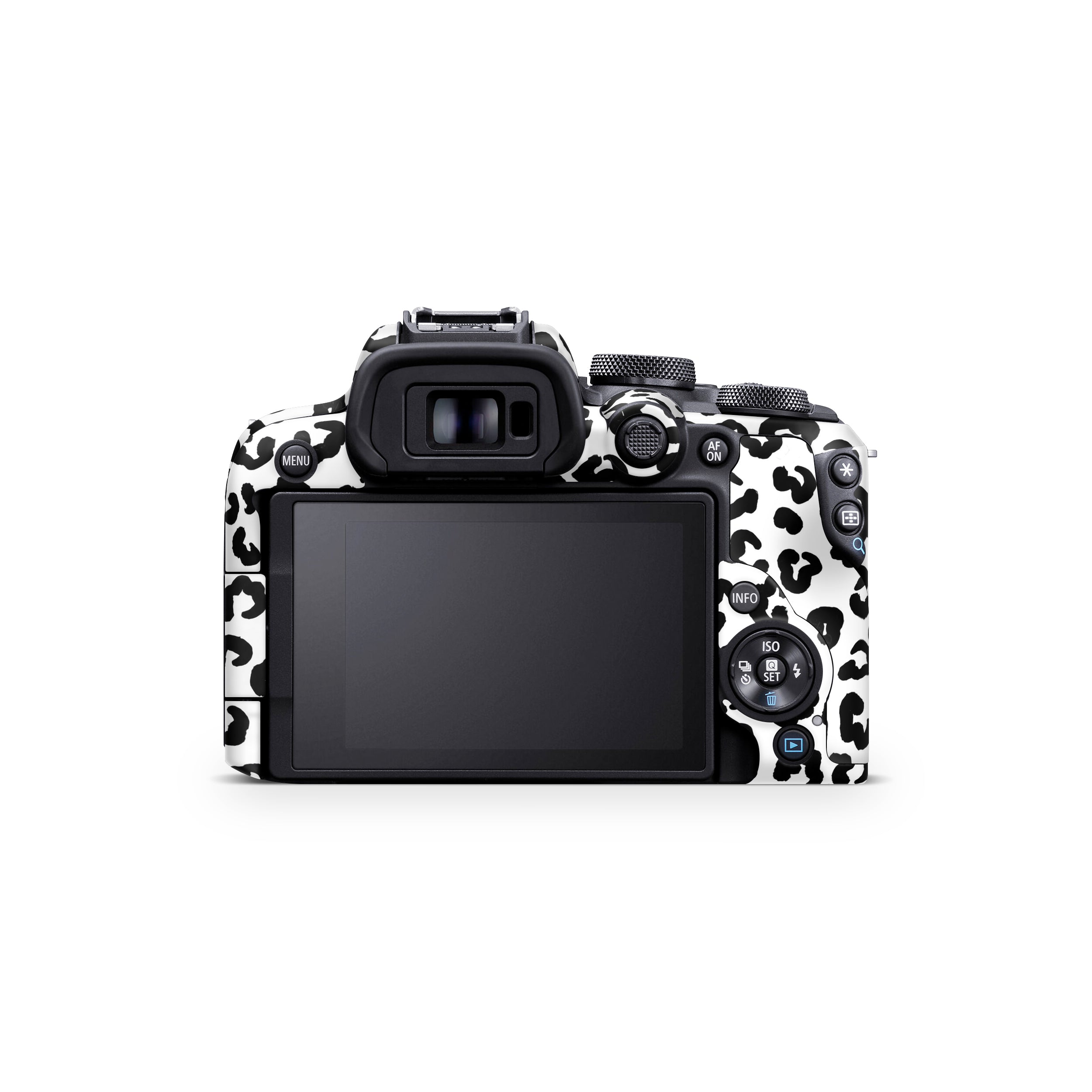 White Leopard Canon EOS R10 Camera Skin