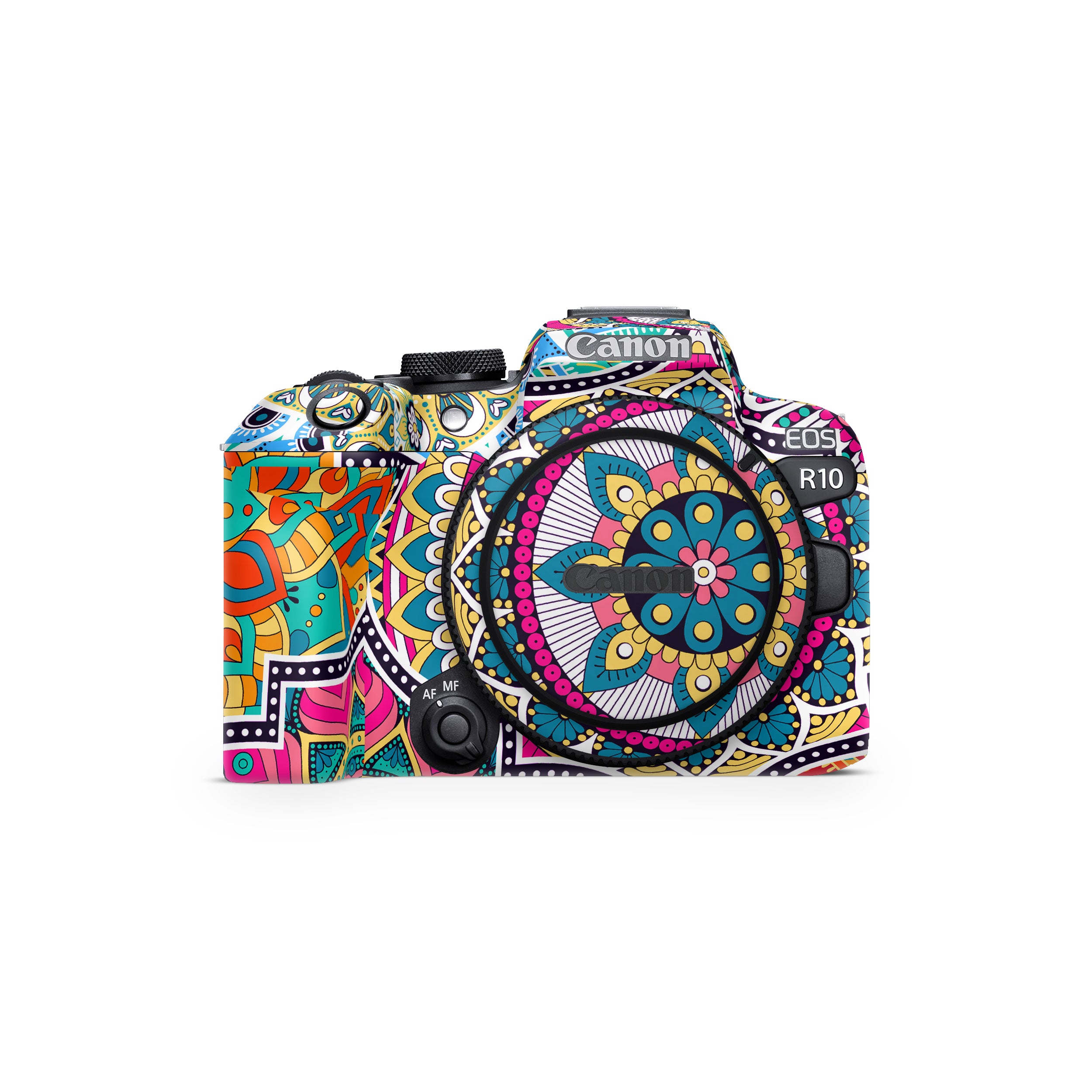 Boho Mandala Tile Pattern Canon EOS R10 Camera Skin