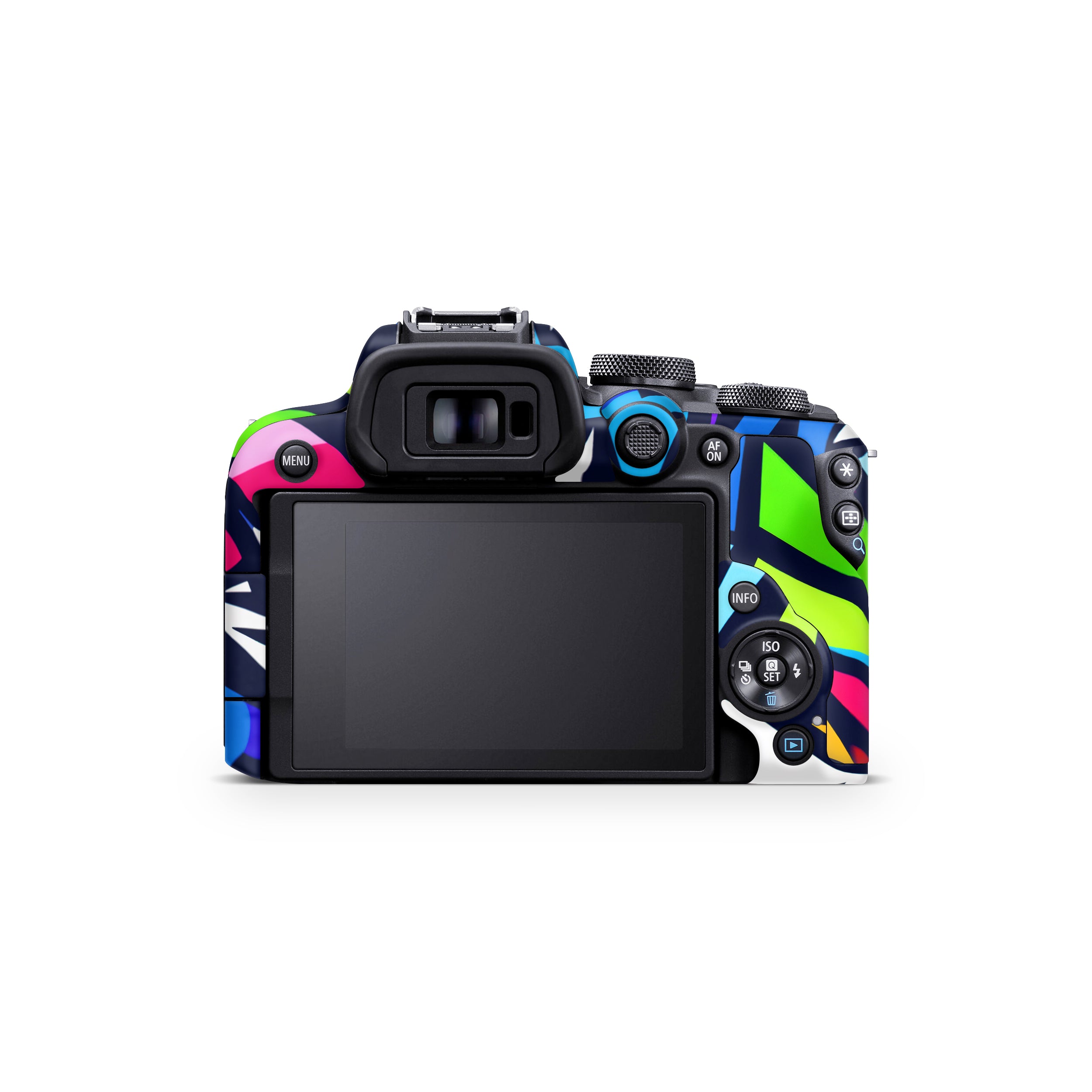Bold Geometric Pop Canon EOS R10 Camera Skin