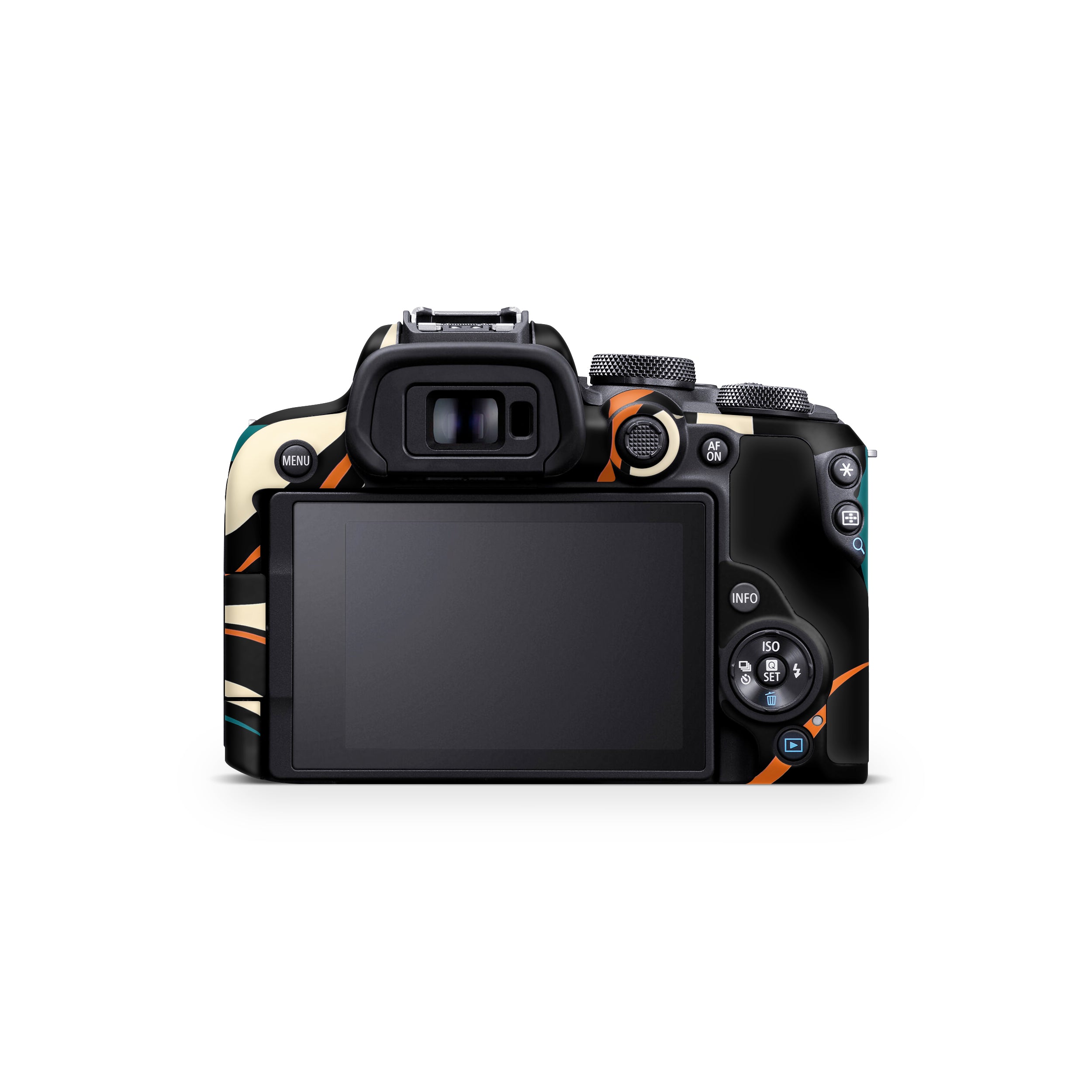 Mid-Century Abstract Swirl Canon EOS R10 Camera Skin